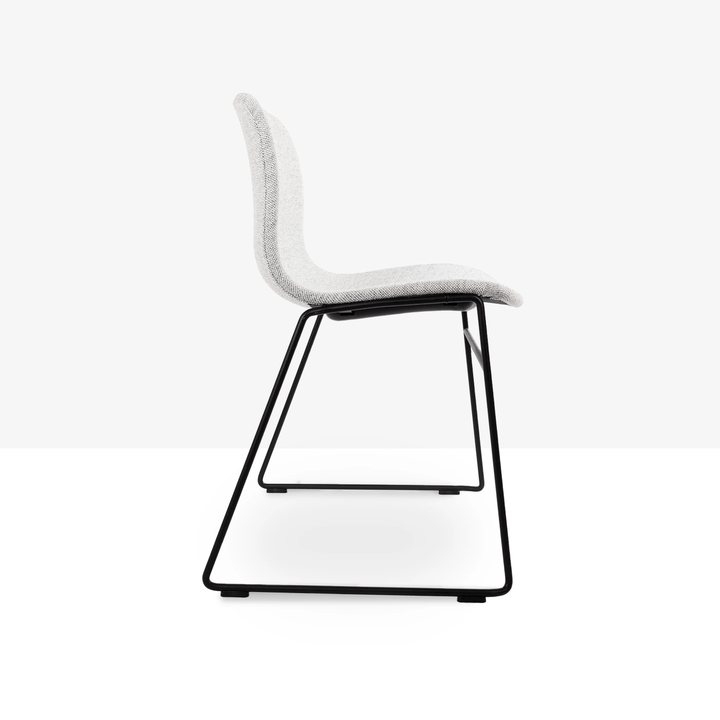 HAY 'About a Chair', Upholstered, Sled Legs