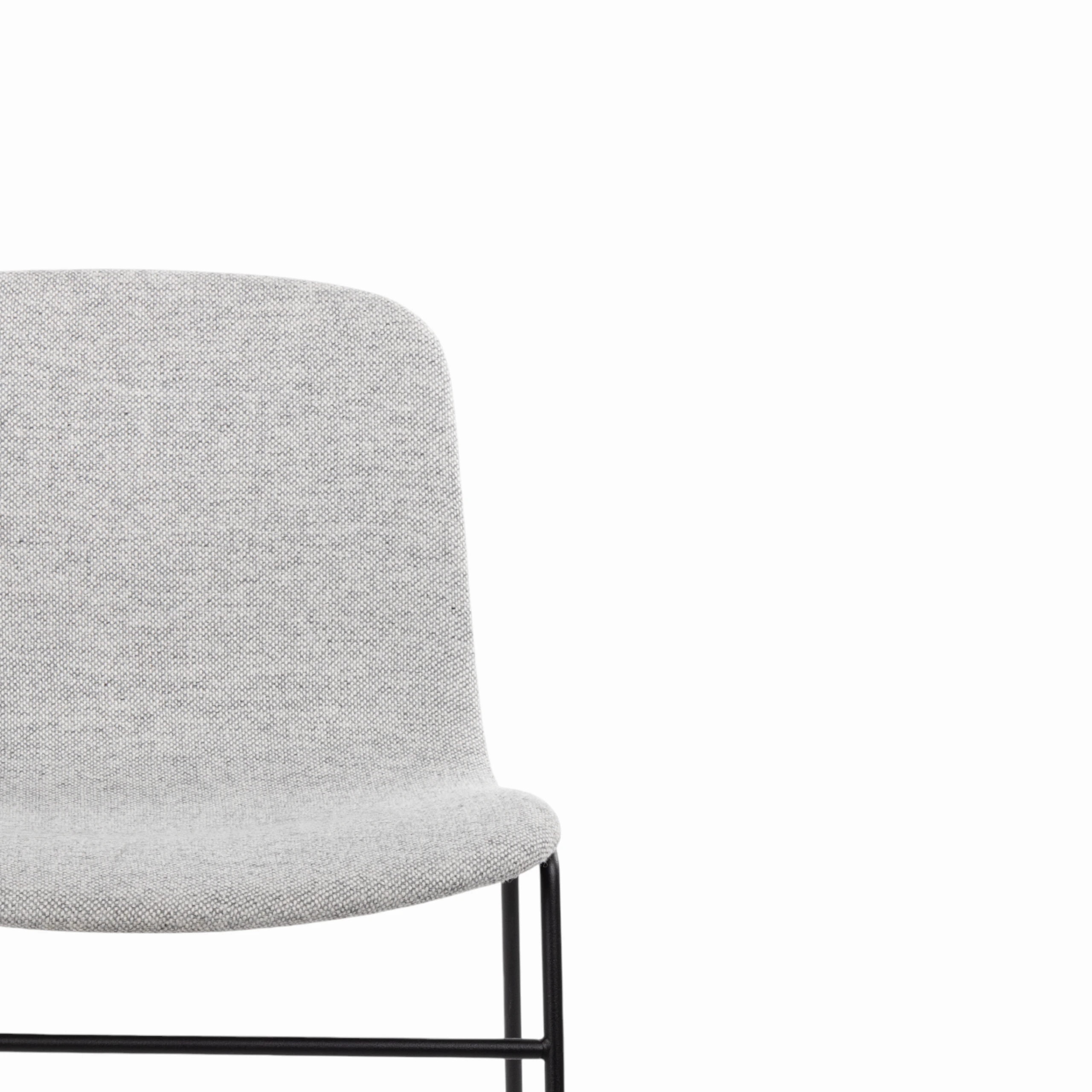 HAY 'About a Chair', Upholstered, Sled Legs