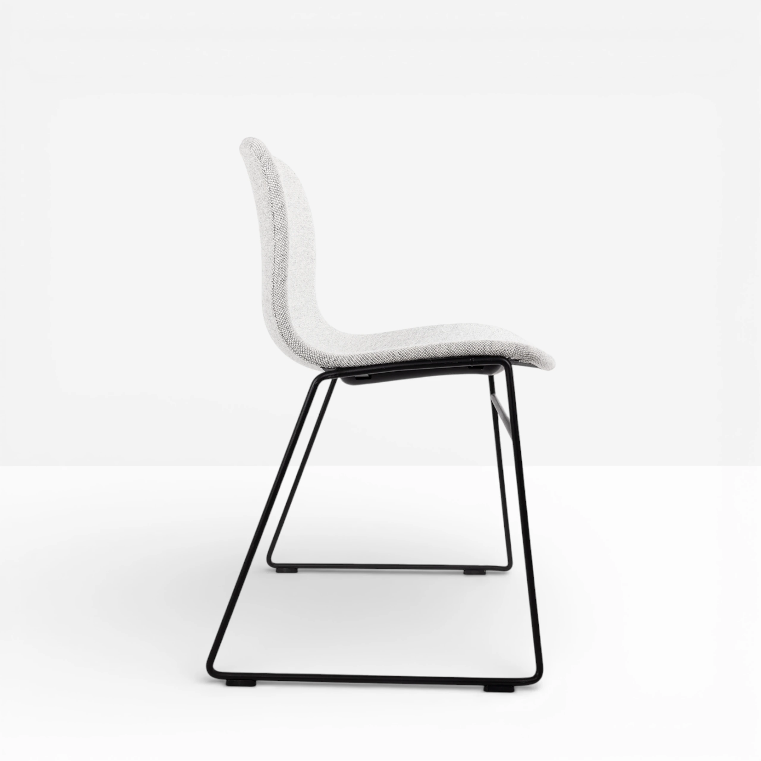 HAY 'About a Chair', Upholstered, Sled Legs