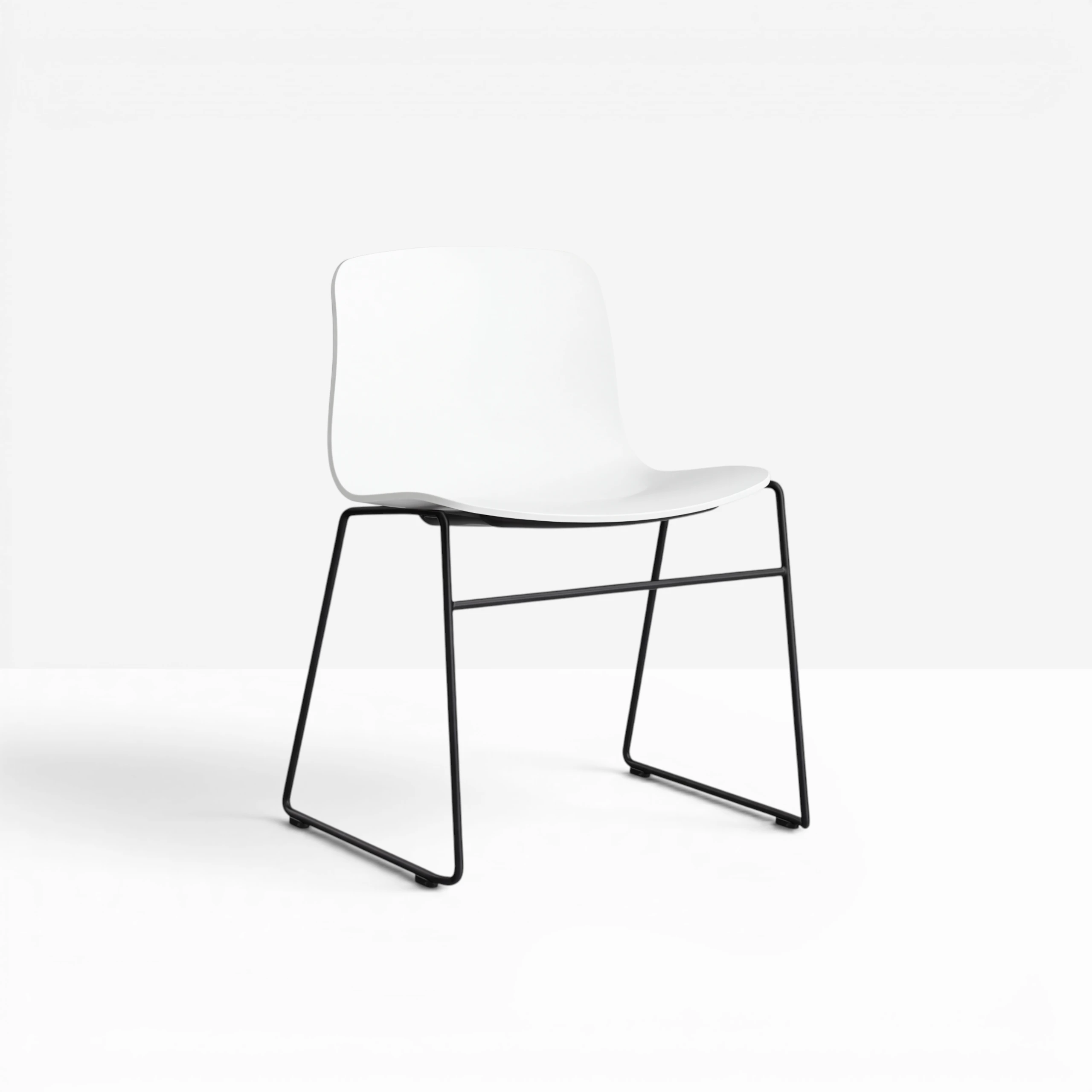 HAY 'About a Chair', Upholstered, Sled Legs