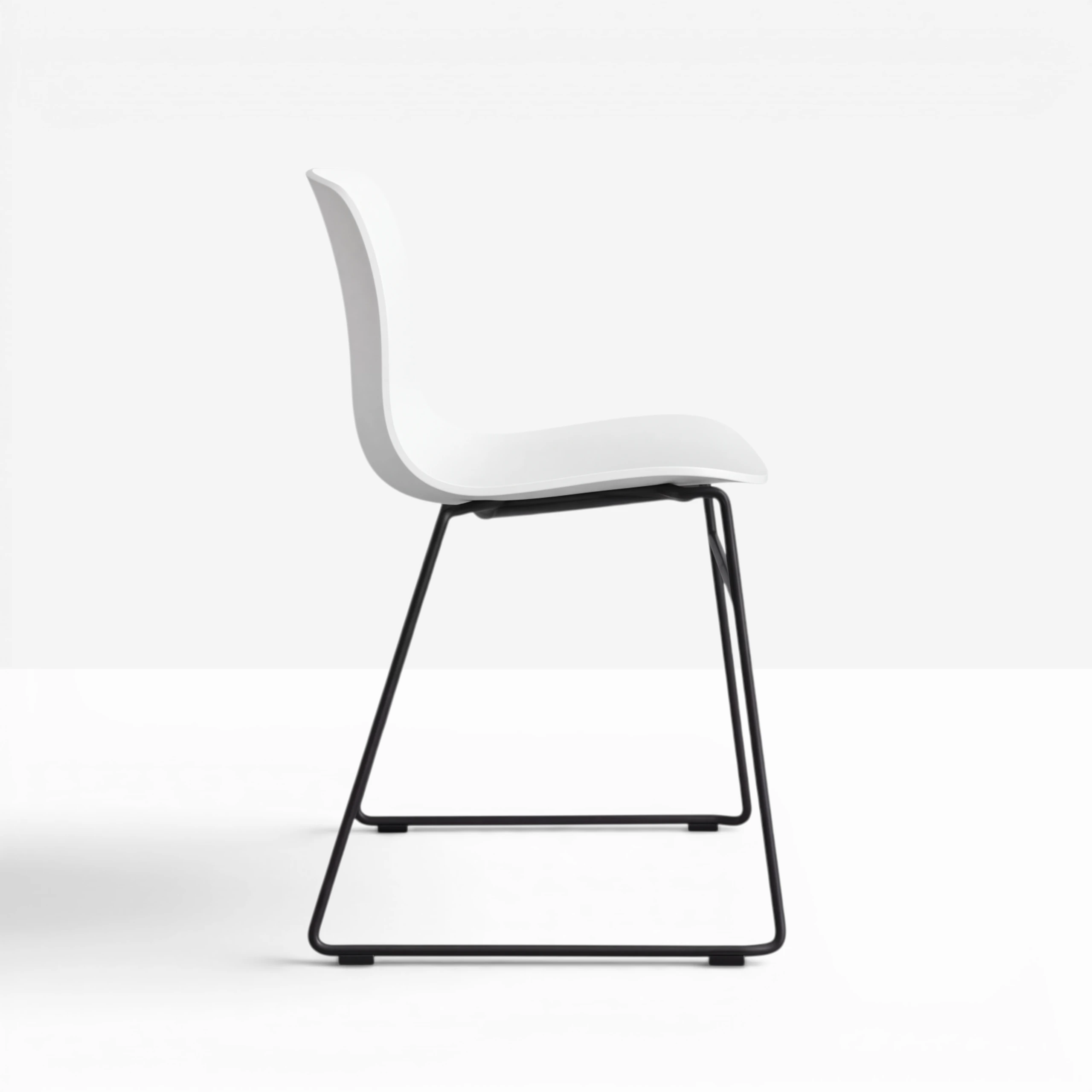 HAY 'About a Chair', Upholstered, Sled Legs