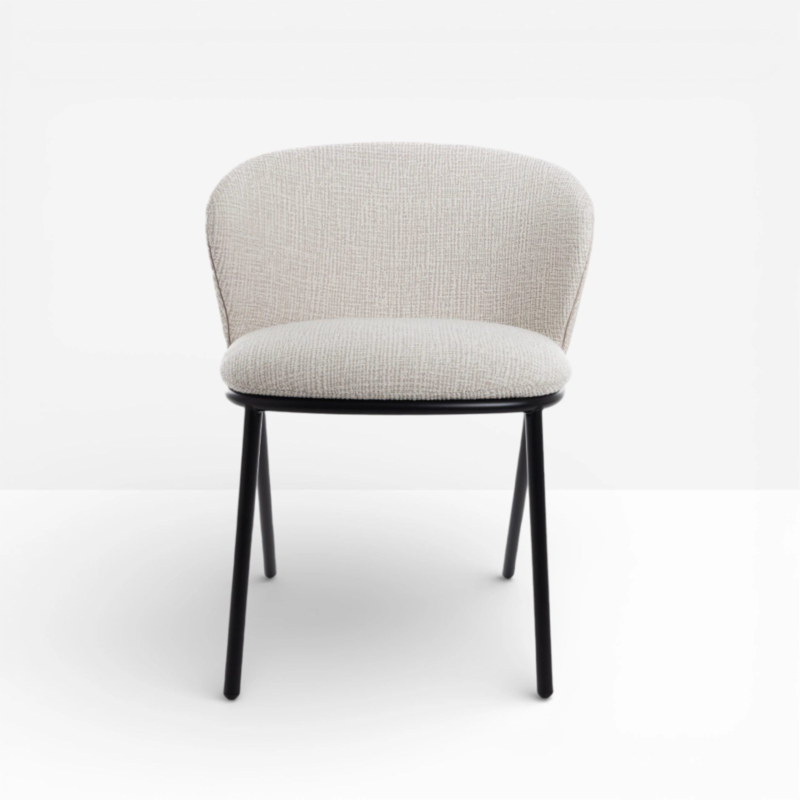 NOT Chair Cream Boucle Dining Chair