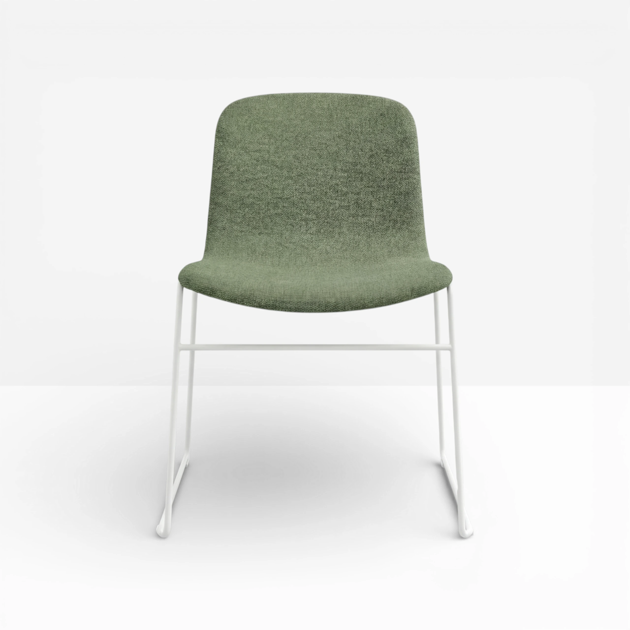 HAY 'About a Chair', Upholstered, Sled Legs