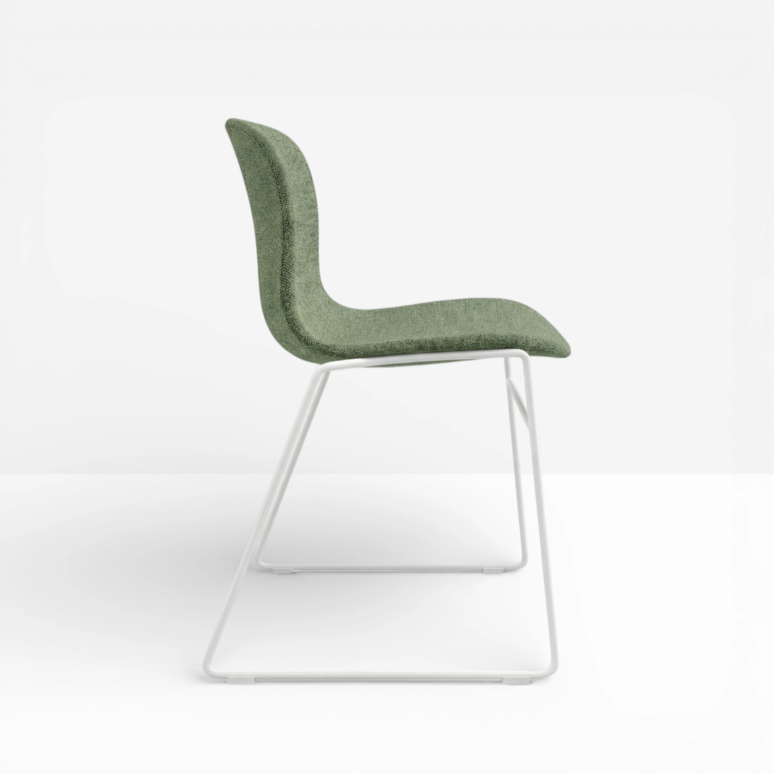 HAY 'About a Chair', Upholstered, Sled Legs