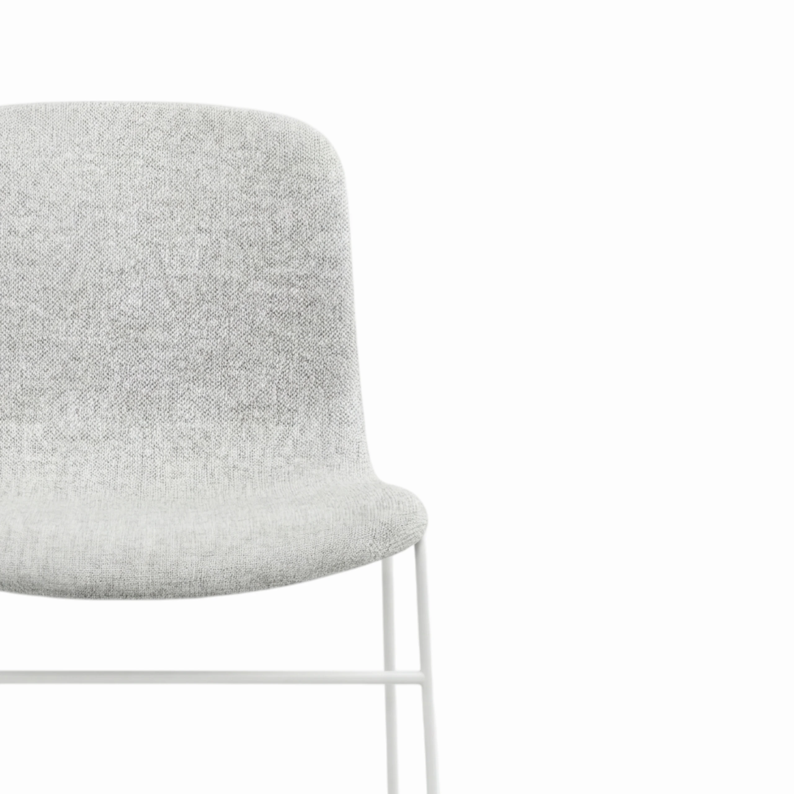 HAY 'About a Chair', Upholstered, Sled Legs