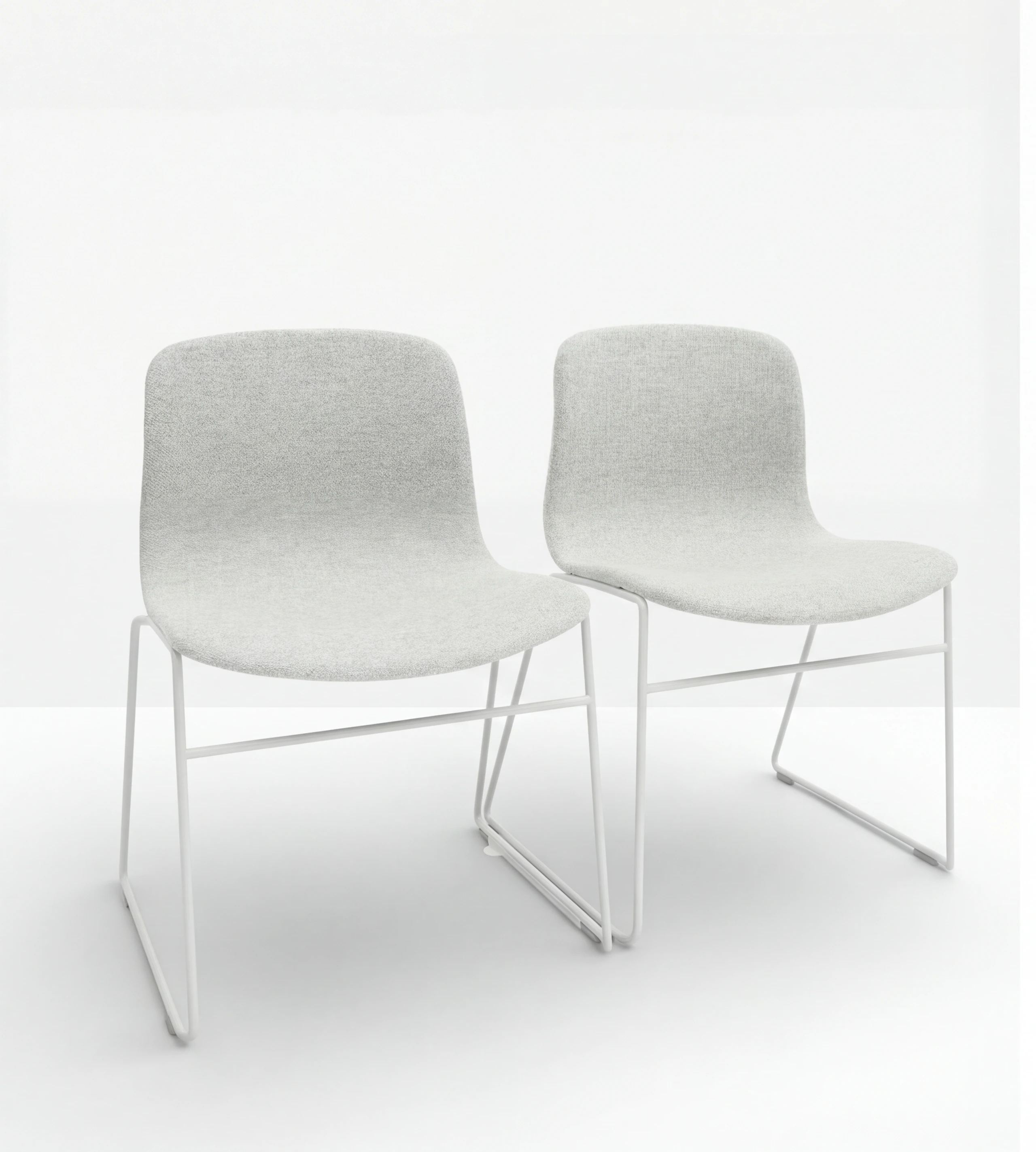 HAY 'About a Chair', Upholstered, Sled Legs