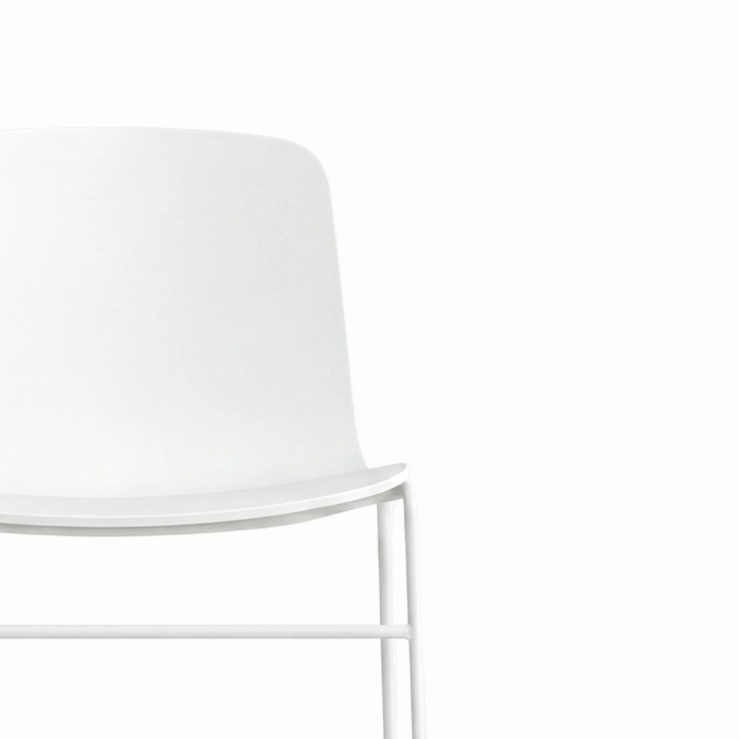 HAY 'About a Chair', Upholstered, Sled Legs