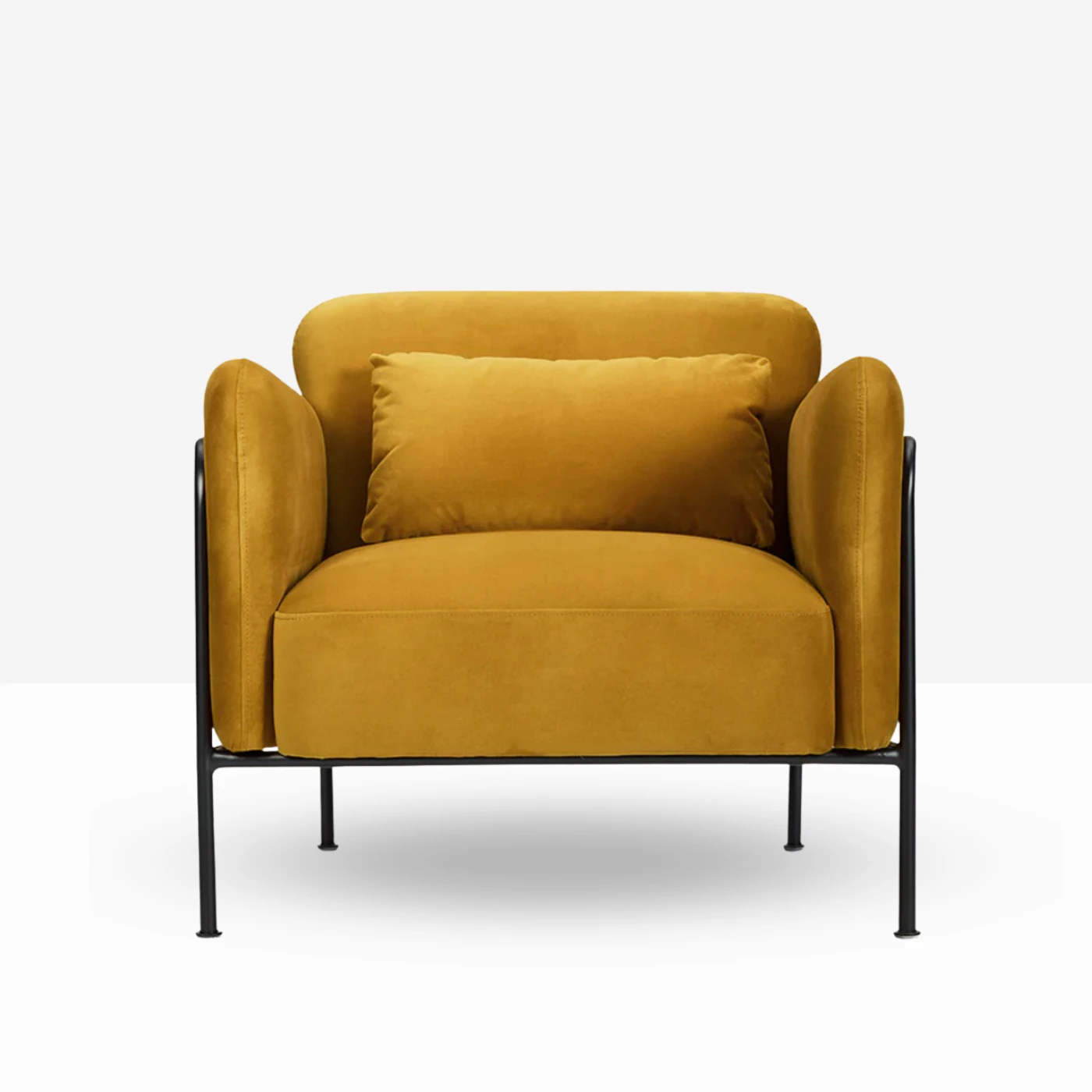 Noa Velvet Mustard Armchair