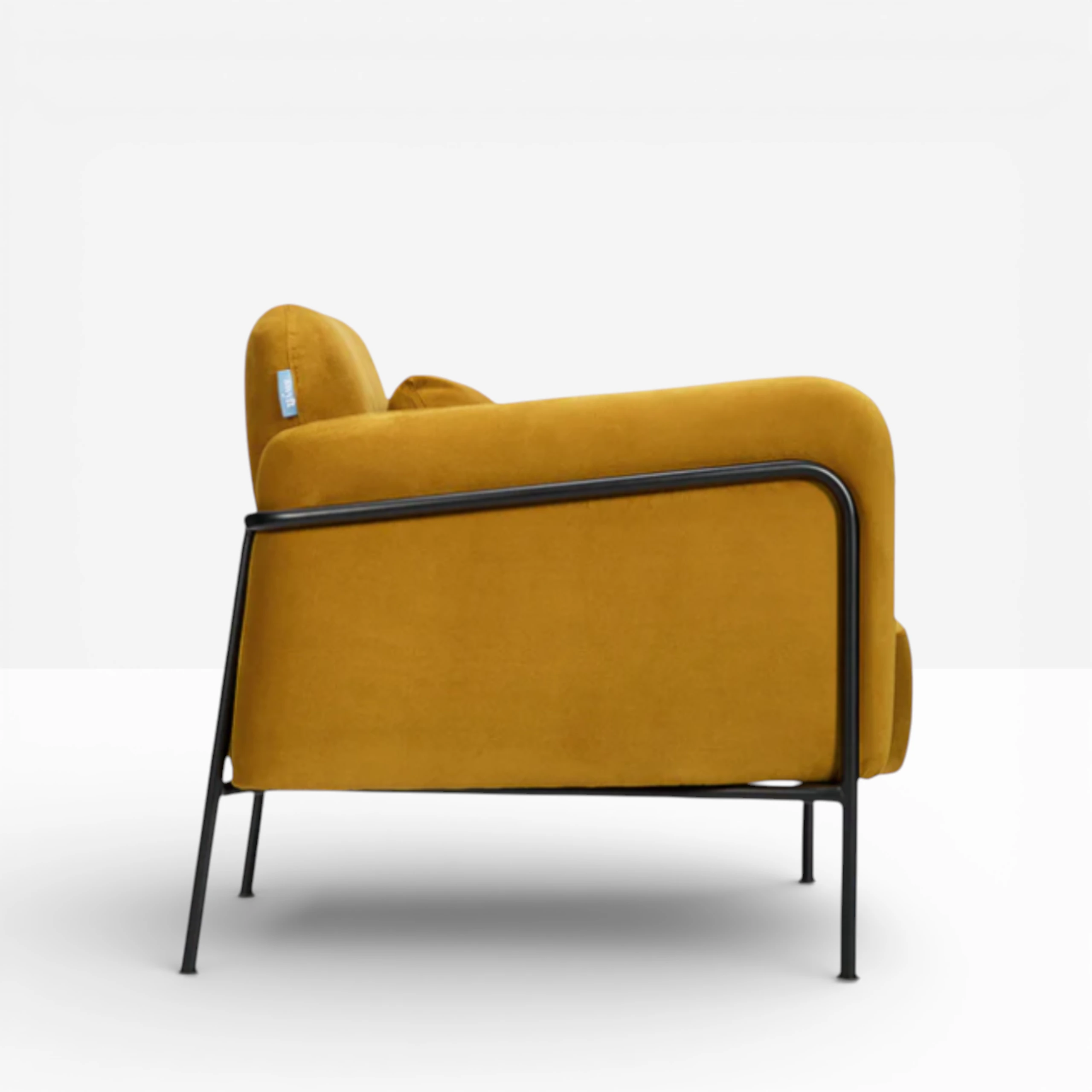 Noa Velvet Mustard Armchair
