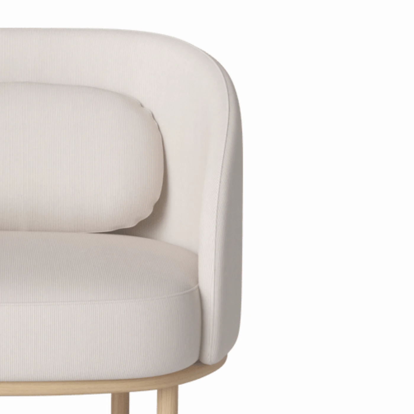 Fuuga Sofa 2 Seater Beige Oak Legs