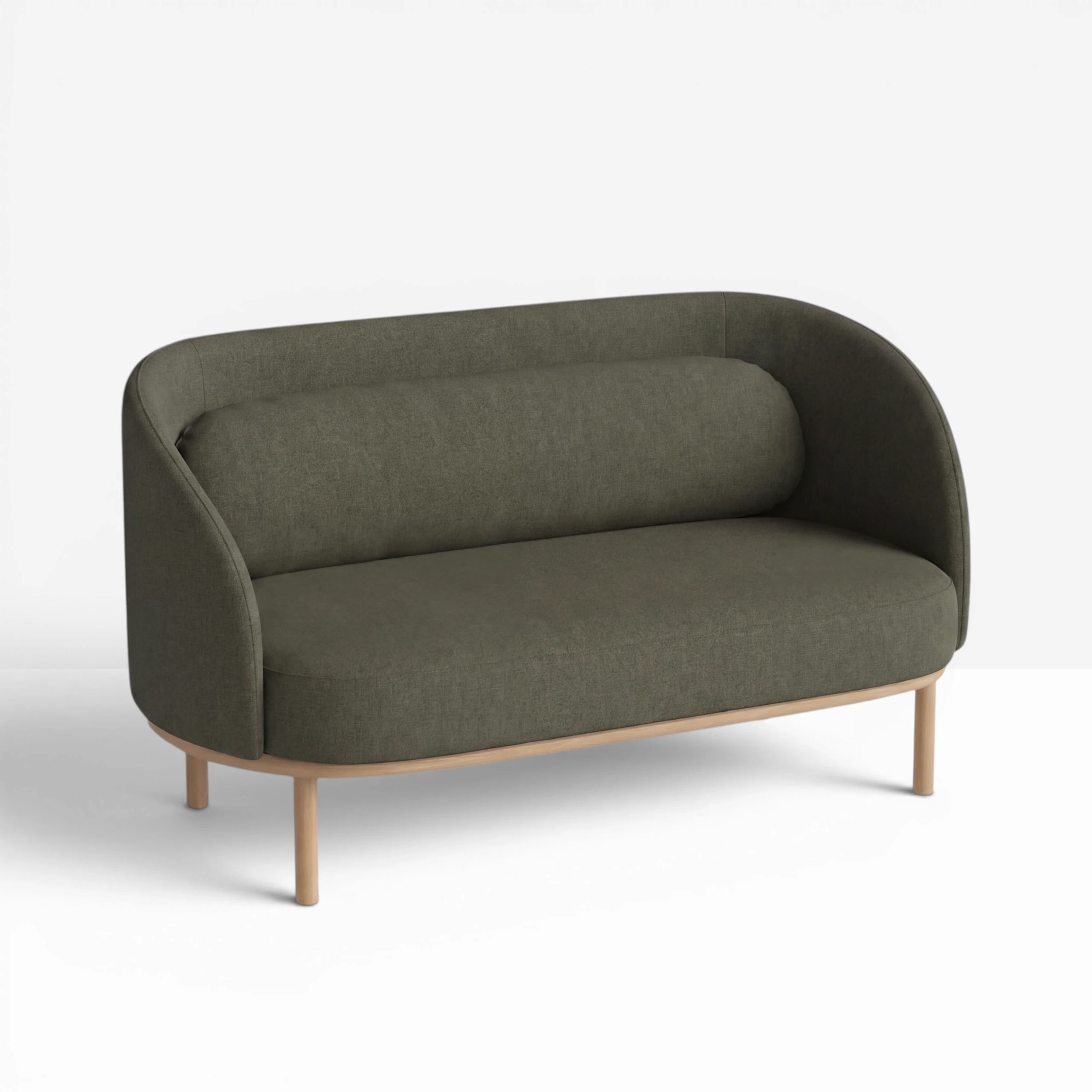 Fuuga Sofa 2 Seater Beige Oak Legs