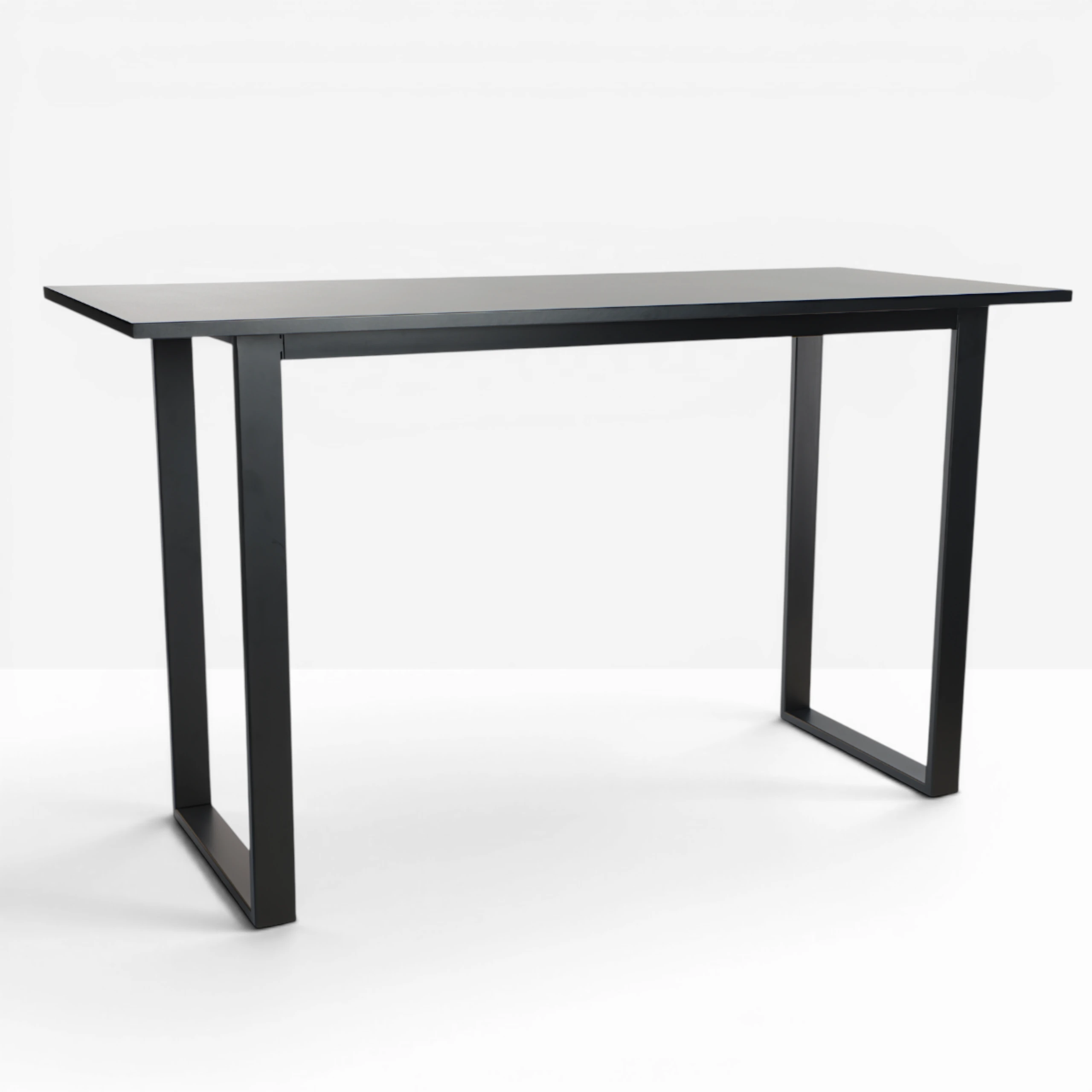 Alto High Black Meeting Table Hire