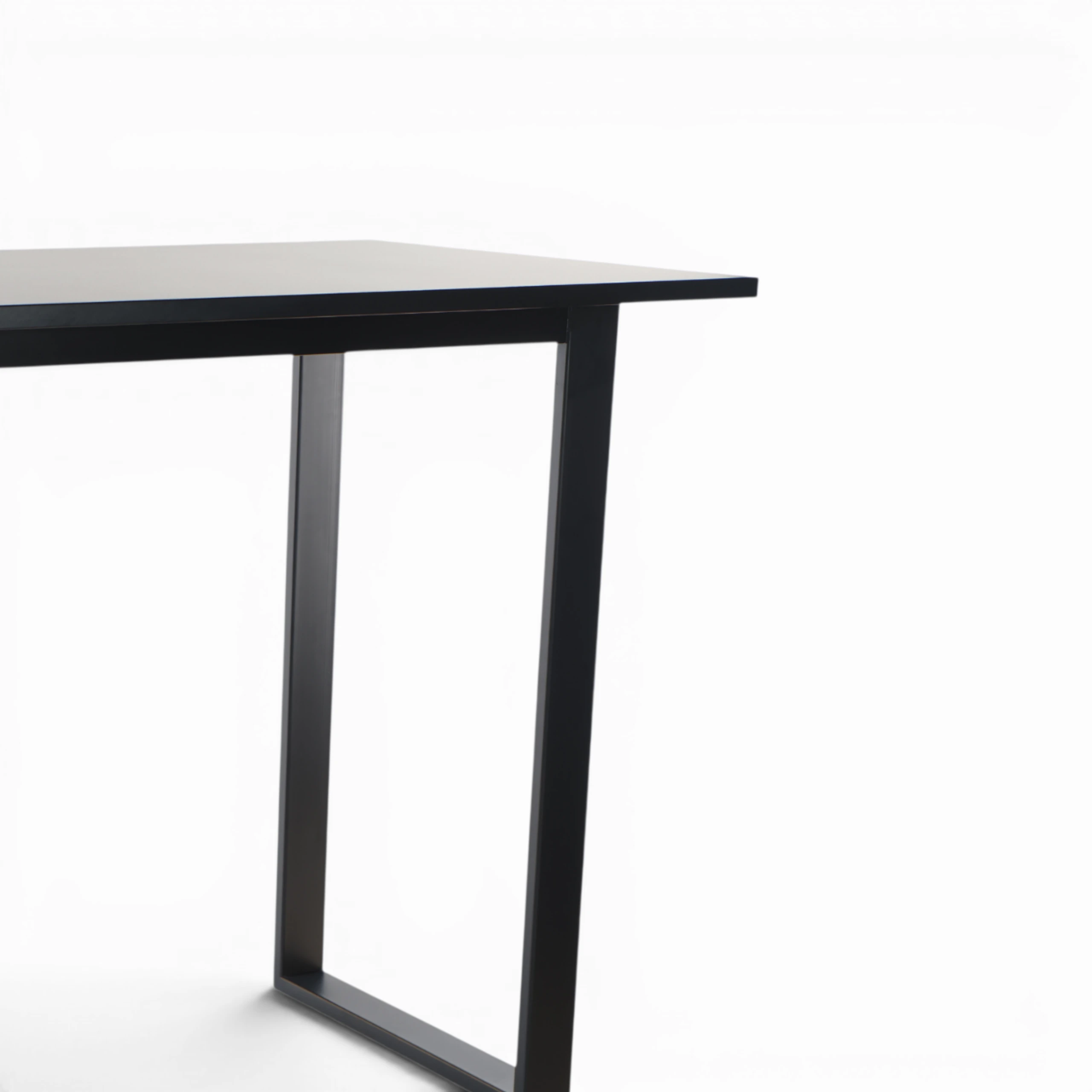 Alto High Black Meeting Table Hire
