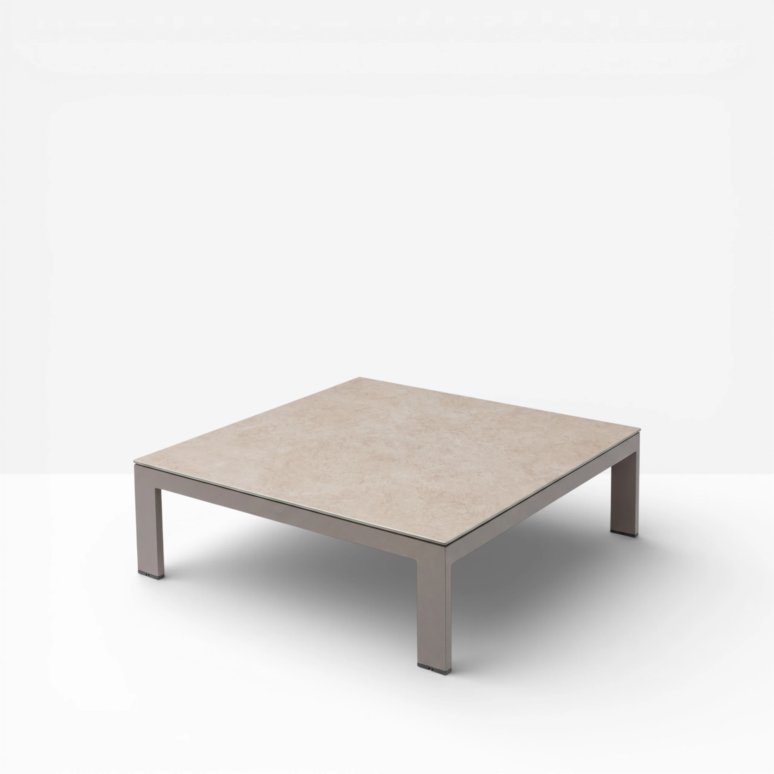 Syros Square Coffee Table, Latte