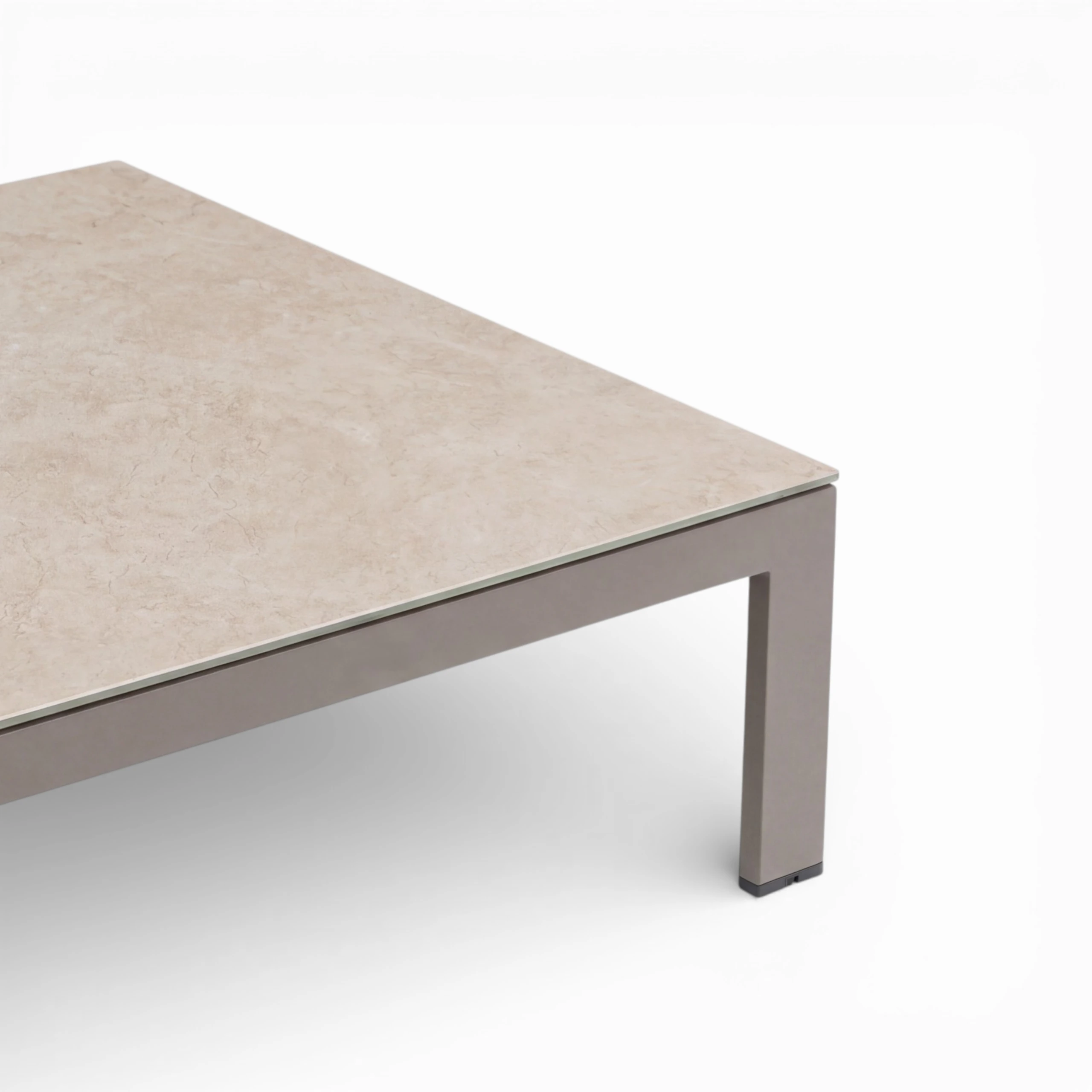 Syros Square Coffee Table, Latte