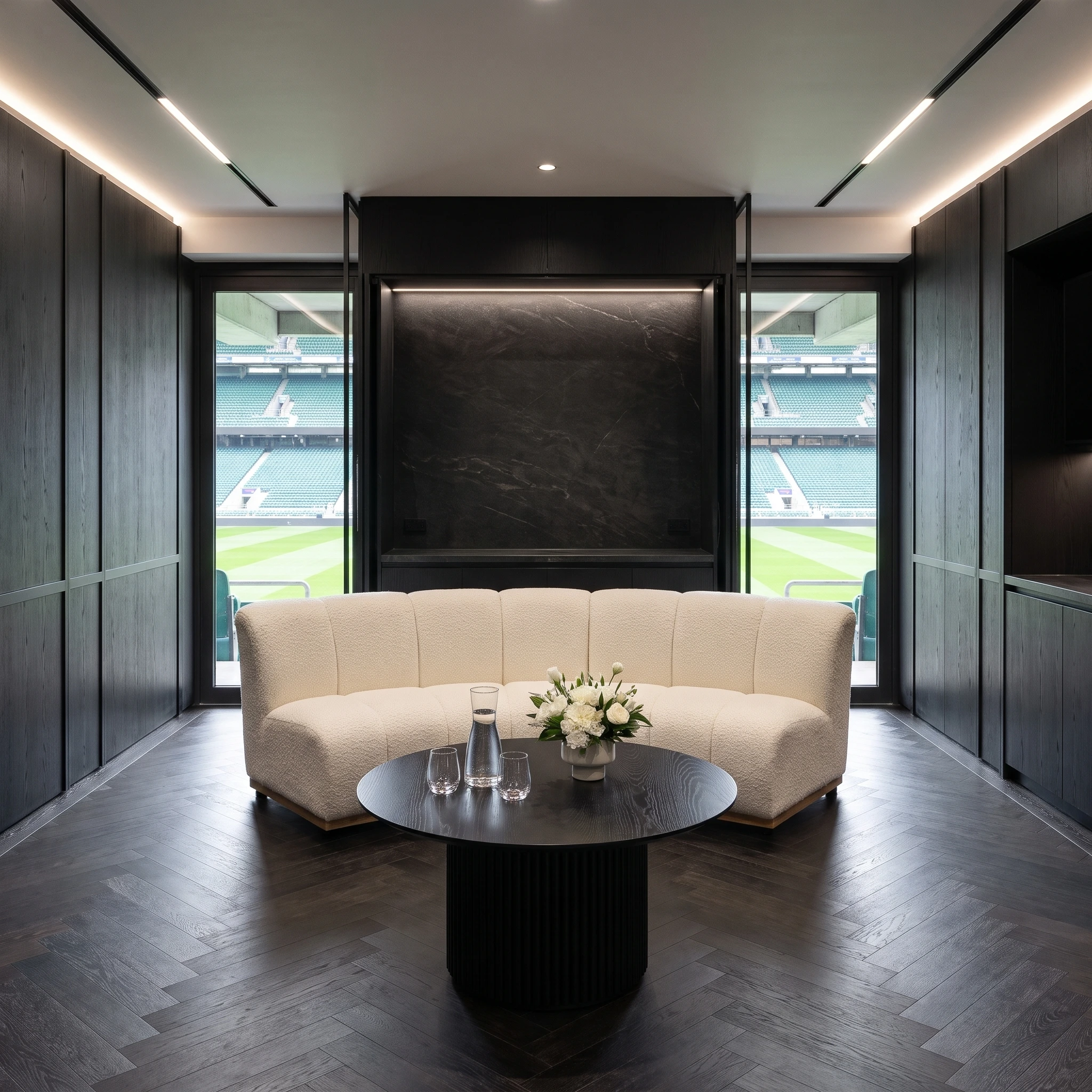 Forma Curved Boucle Sofa