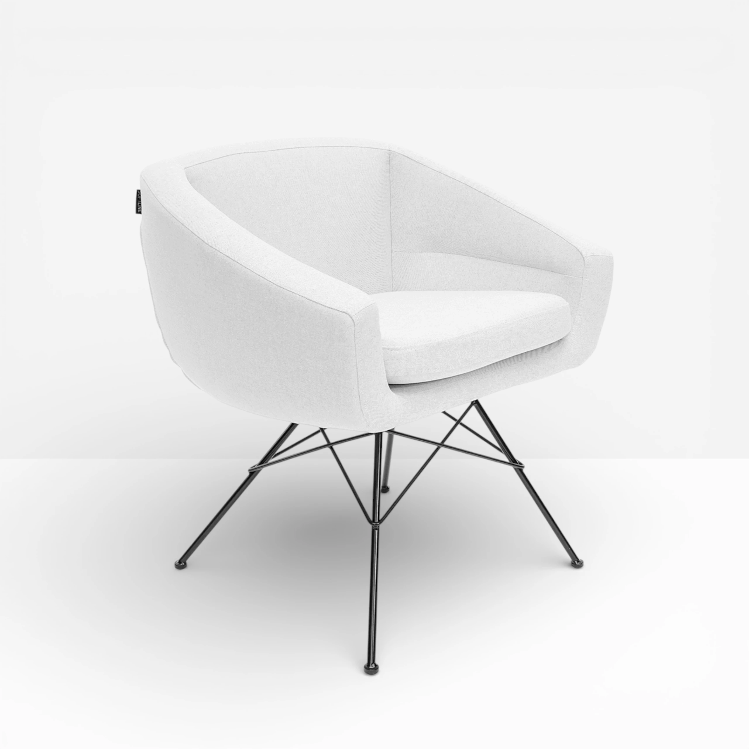 Aiko Eco Armchair Light Grey Hire