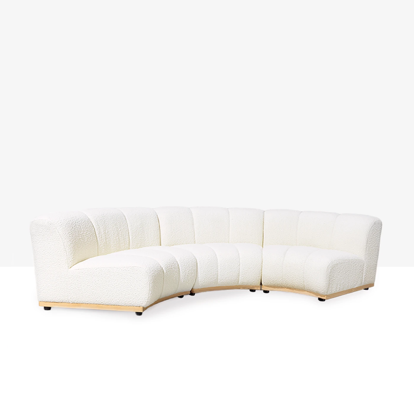 Forma Curved Boucle Sofa