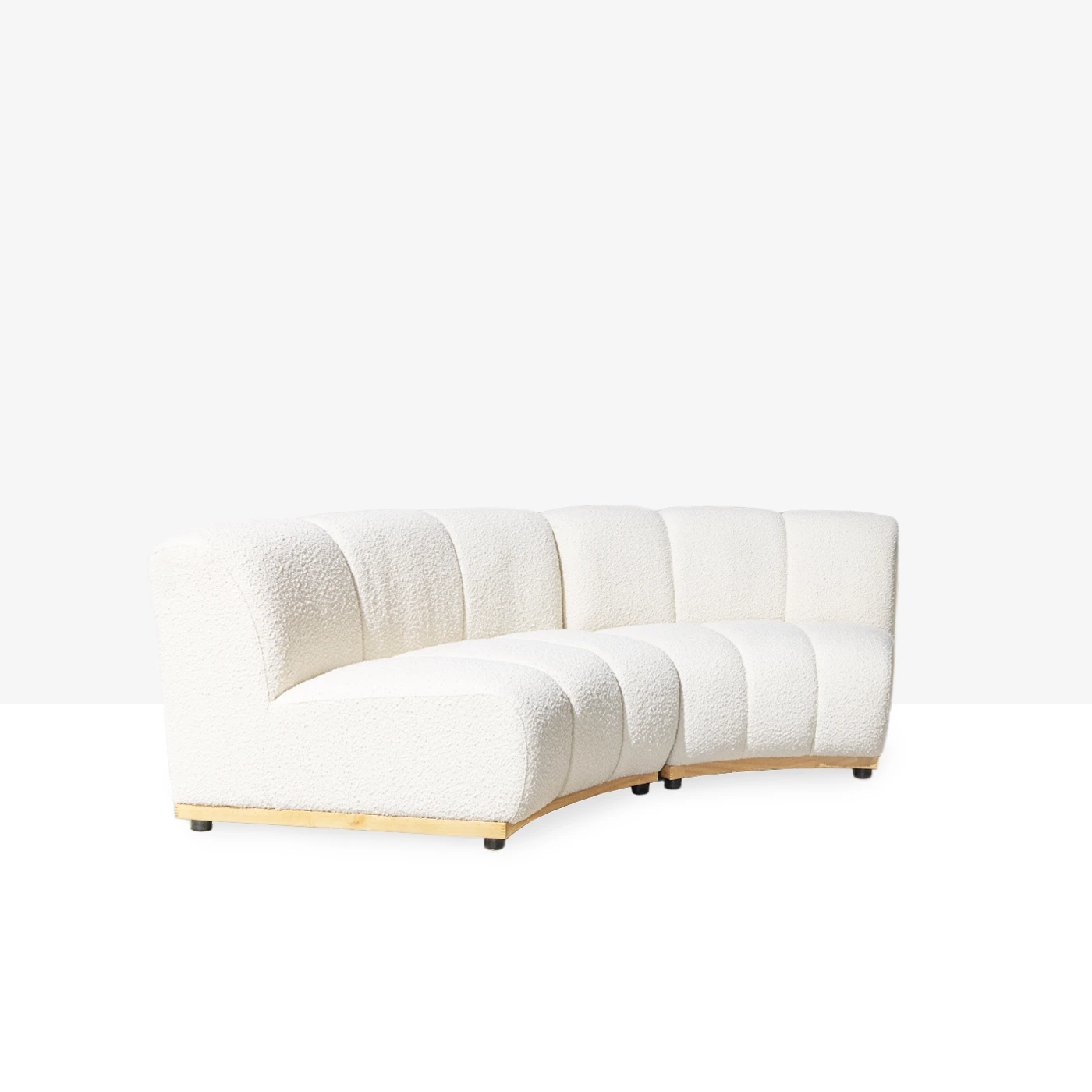 Forma Curved Boucle Sofa