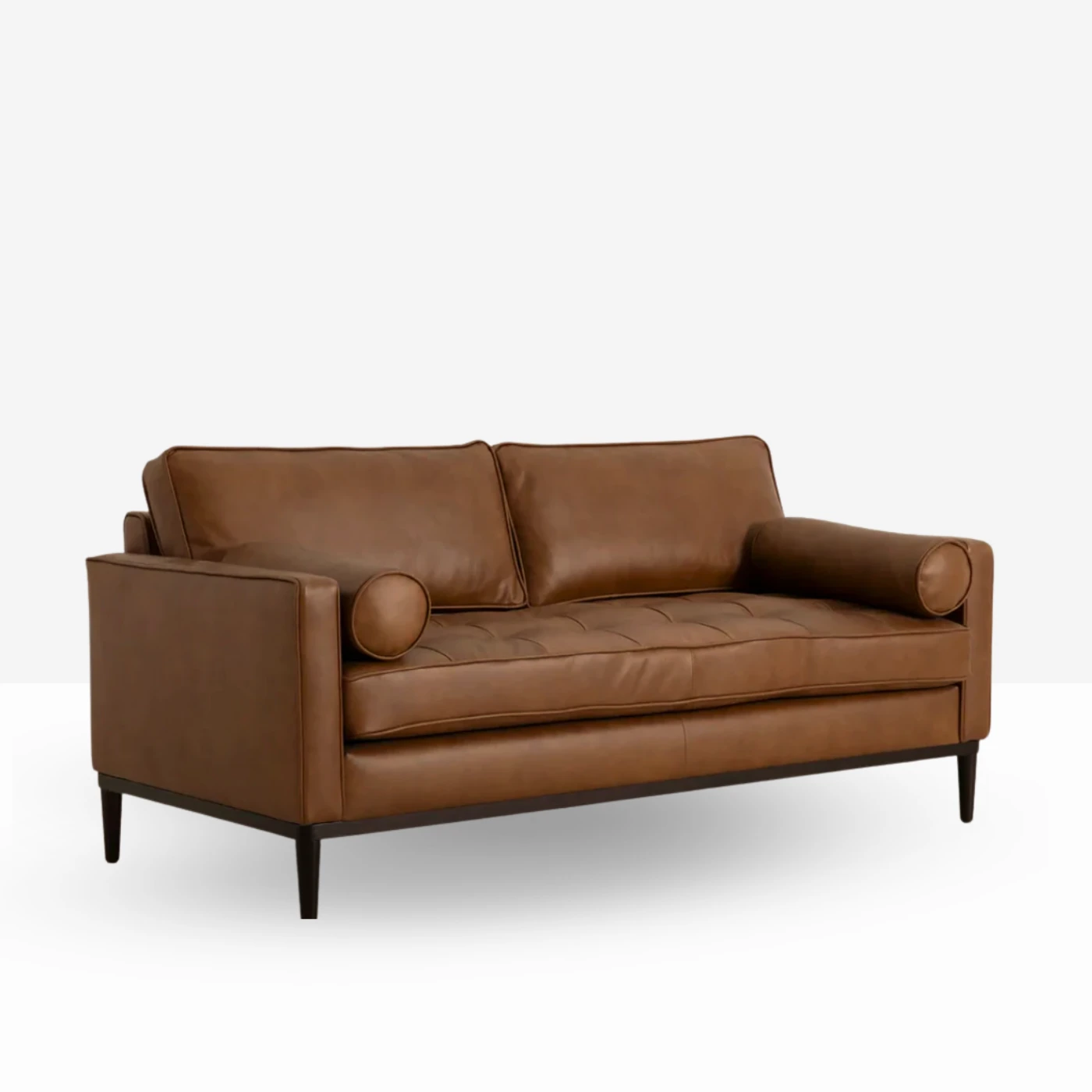 Aurora 2-Seater Sofa, Maple Leather