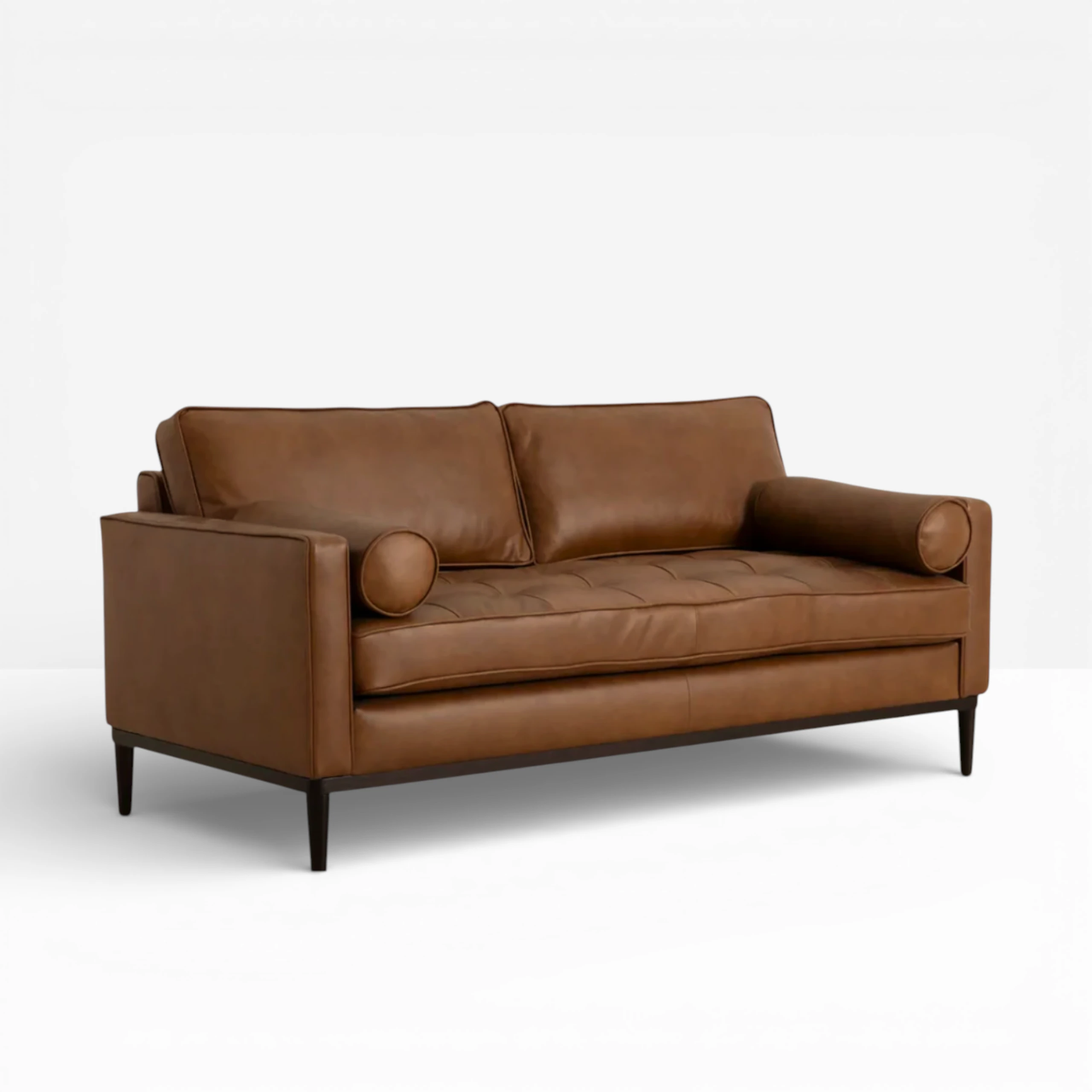 Aurora 2-Seater Sofa, Maple Leather