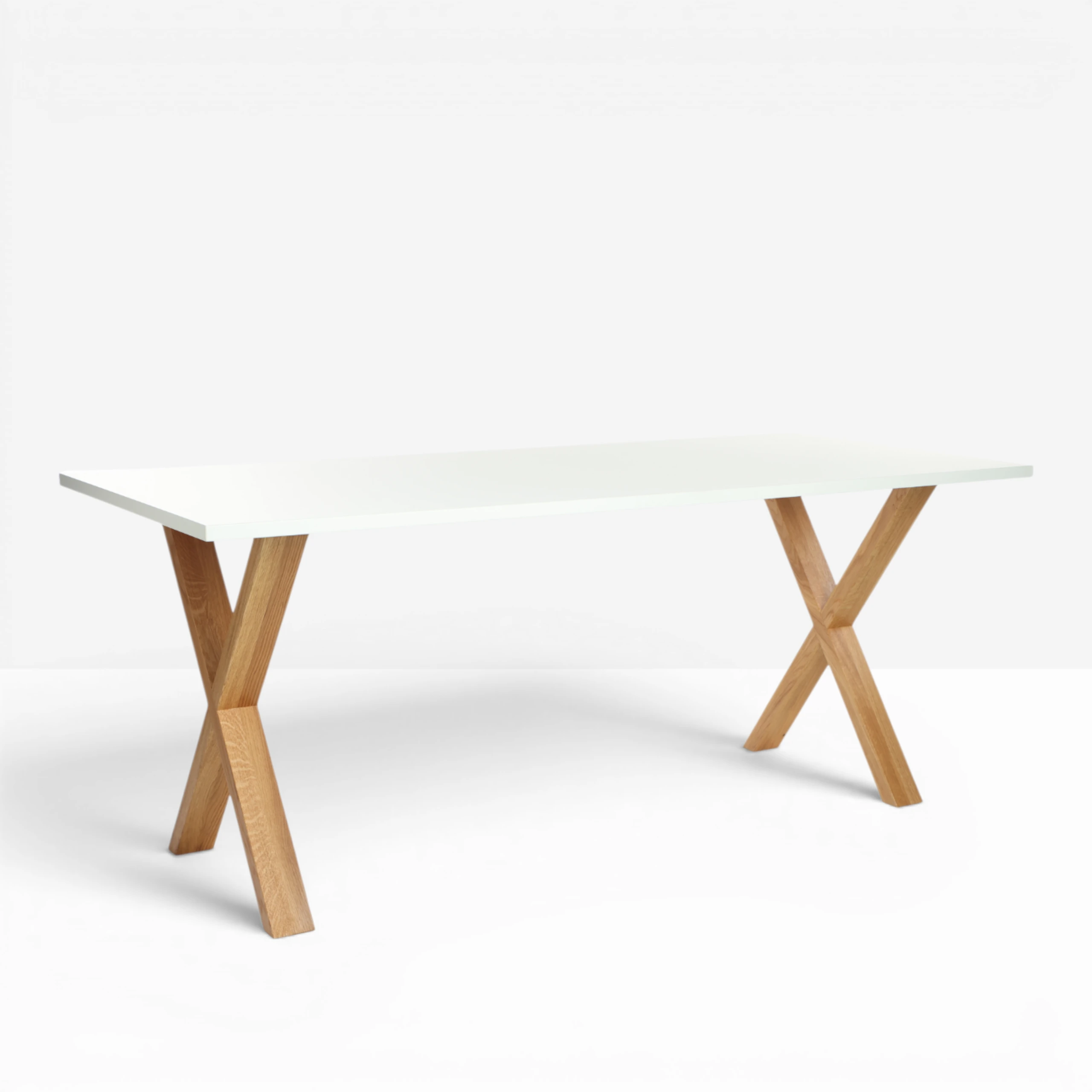 Traverso Table, White, Oak