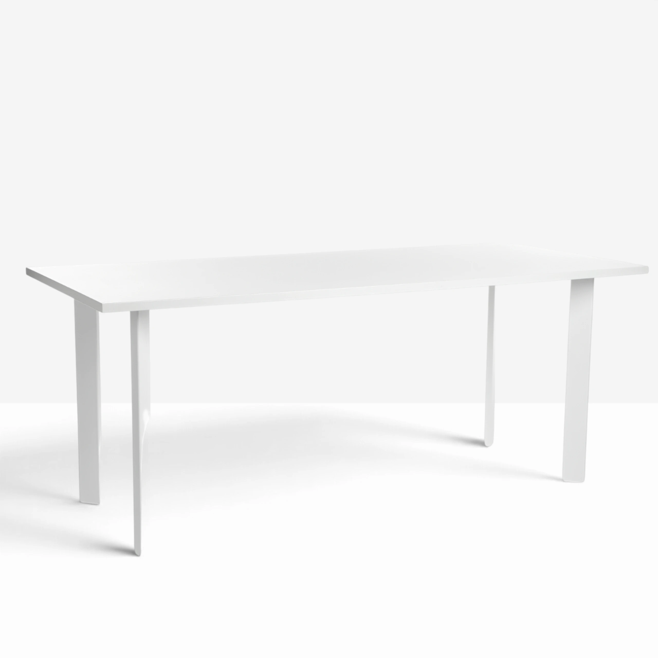 Piazza Meeting Table White Hire