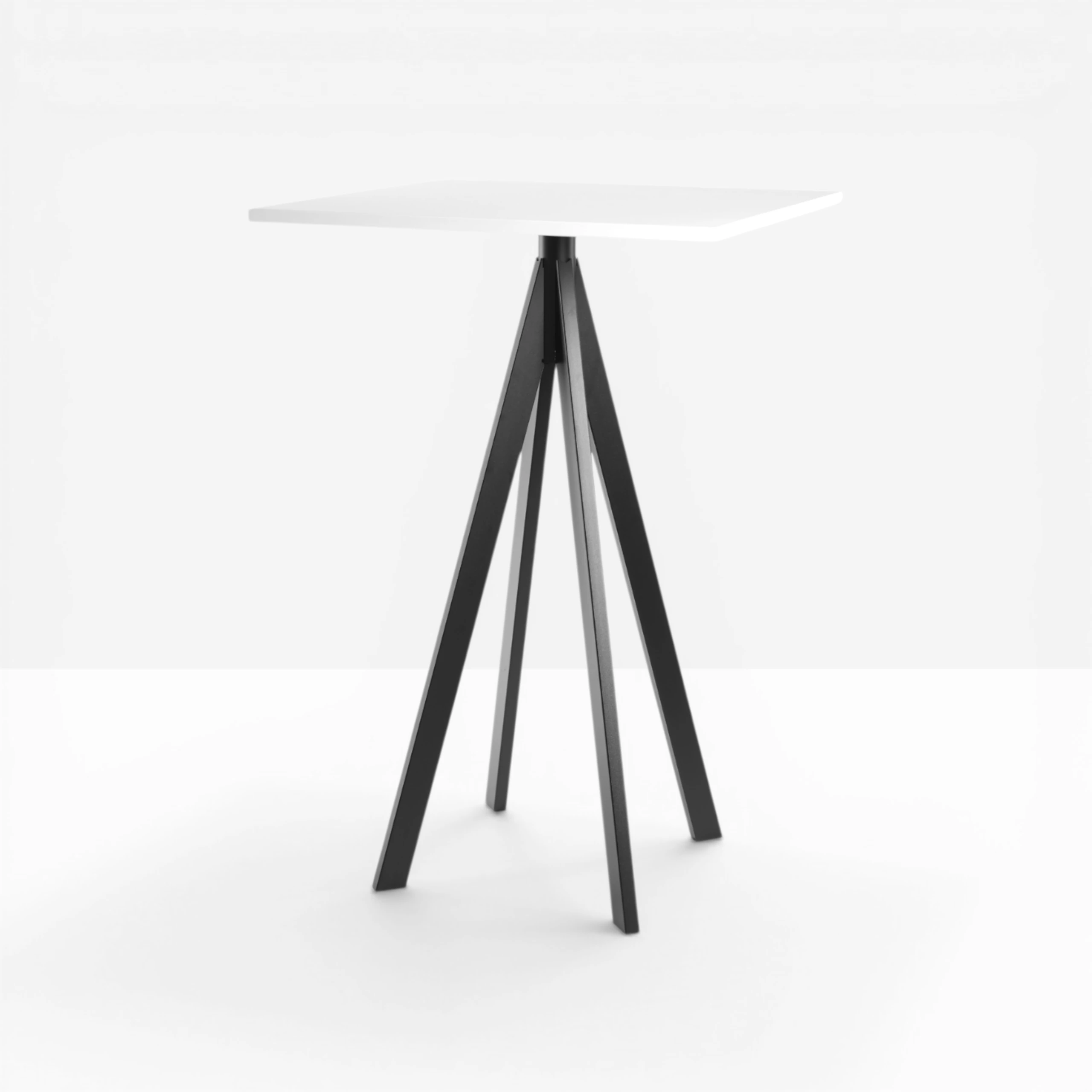 ARKI poseur black base white square top